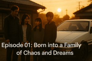 alt="Episode 01: Born into a Family of Chaos and Dreams – blog thumbnail"