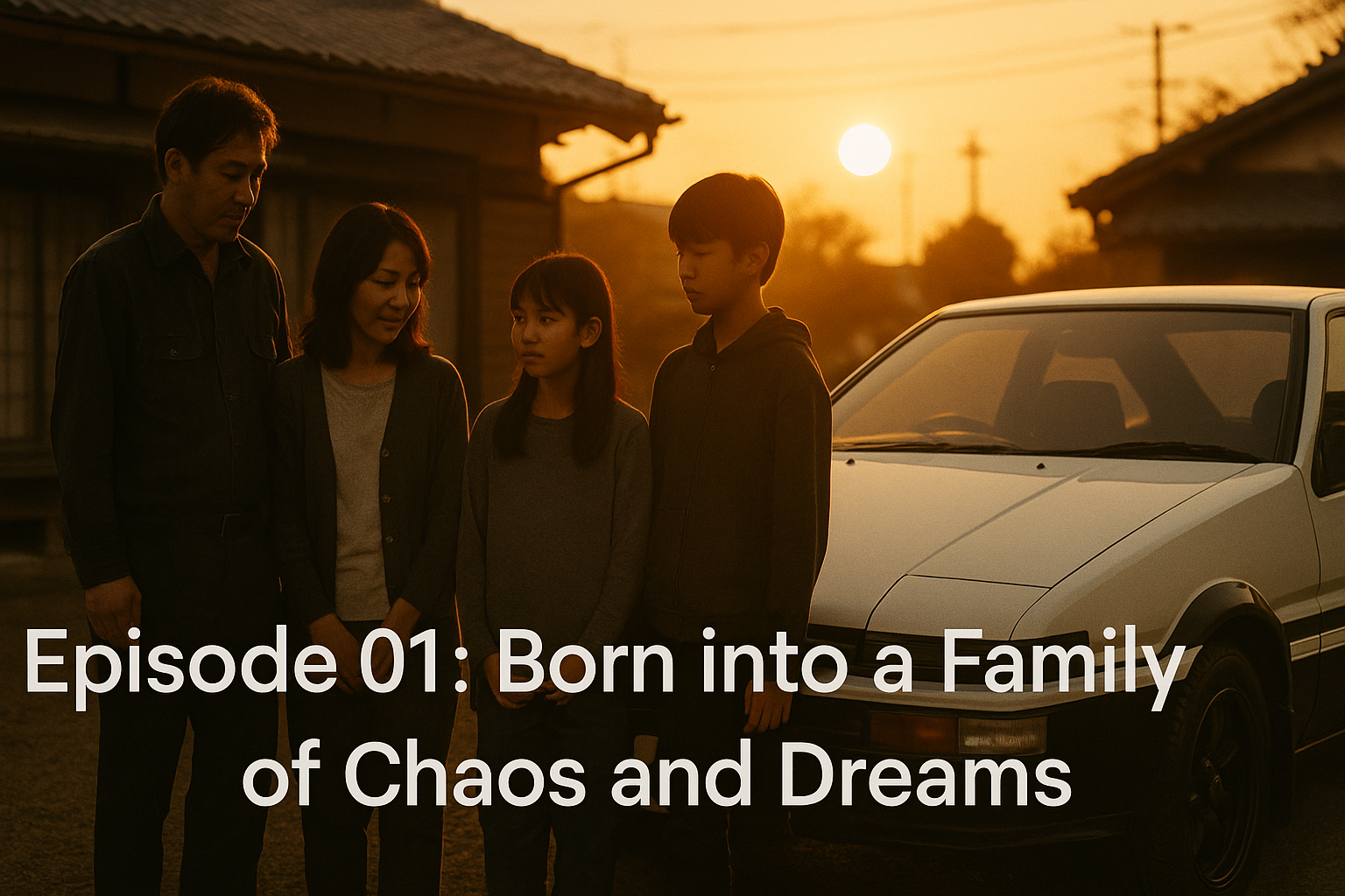 alt="Episode 01: Born into a Family of Chaos and Dreams – blog thumbnail"