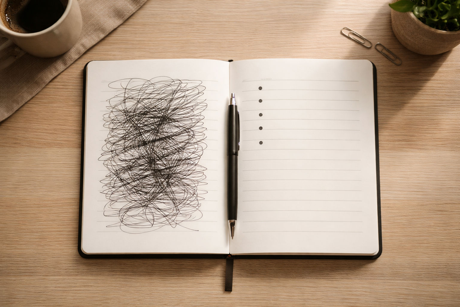 From confusion to organized thinking